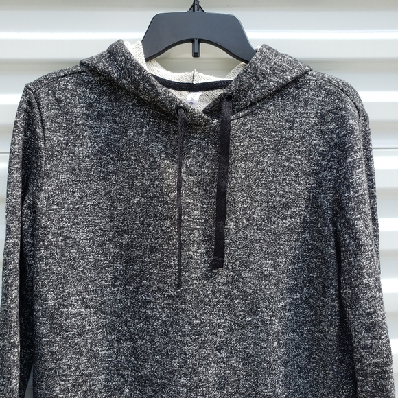 Fabletics "Taj" hoodie black speckled French Terry - Picture 4 of 9